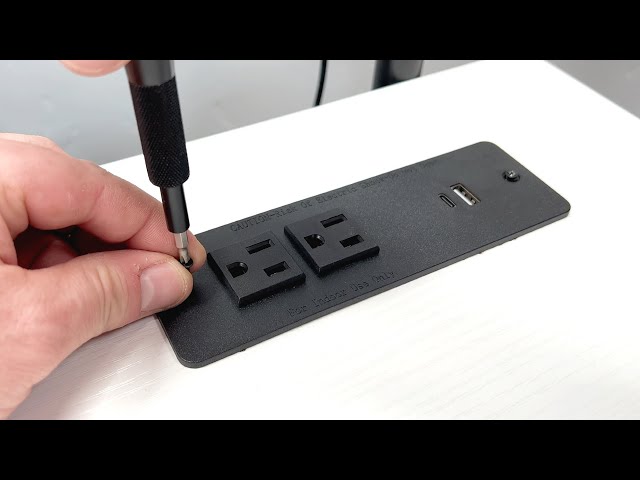 How to add an outlet to ANY desk