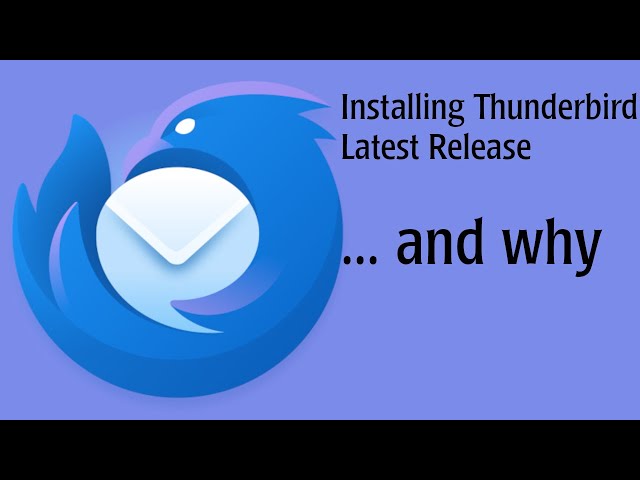 Installing Thunderbird 115 on Debian 12