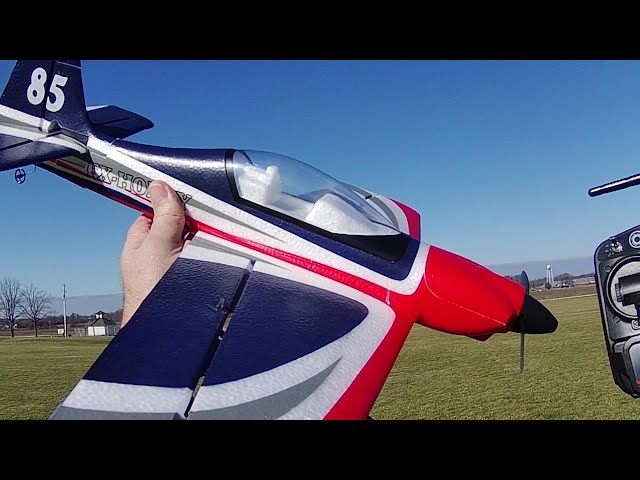 Flybear FX9706 RTF 4Ch Brushless RC Airplane Flight Test Review