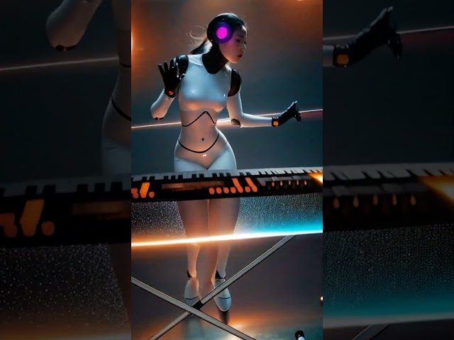 SPACE ROBOTS DANCE in the FUTURE ARCADE #omegaronin