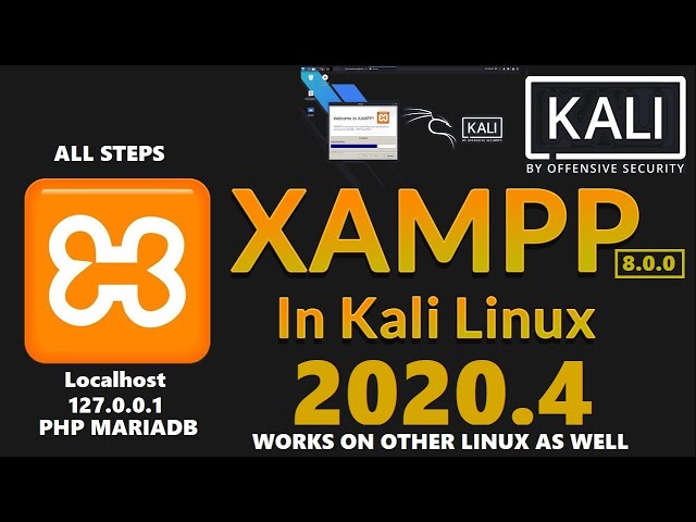 How to Install XAMPP in Kali Linux 2020.4 | XAMPP In Linux | XAMPP localhost server in Kali Linux