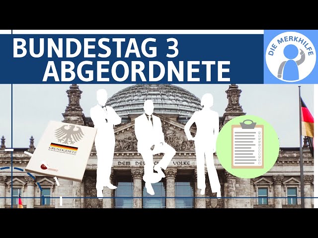 Bundestag 3 - Bundestagsabgeordnete, Vorrechte, Immunität, Indemnität, Fraktionsdisziplin - Politik