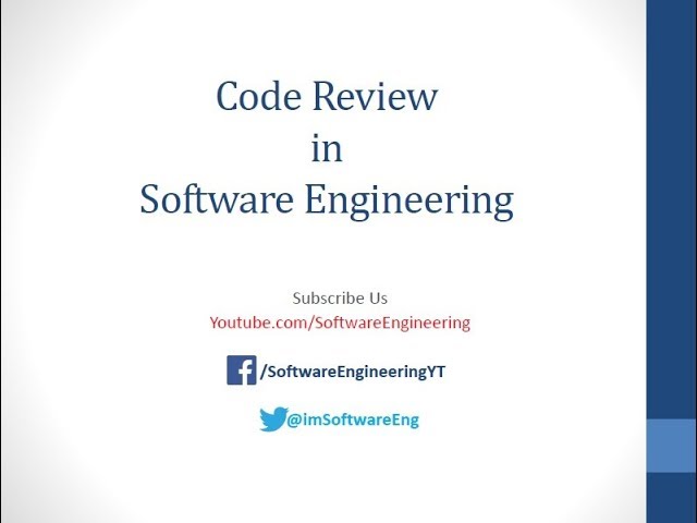 Code review best practice | Software Engineering | Software Testing Urdu/hindi