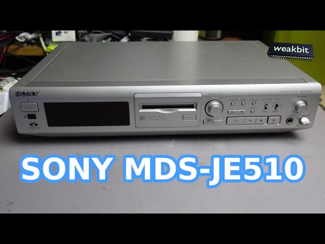 Sony MDS-JE510 & MDS-JE500 repair