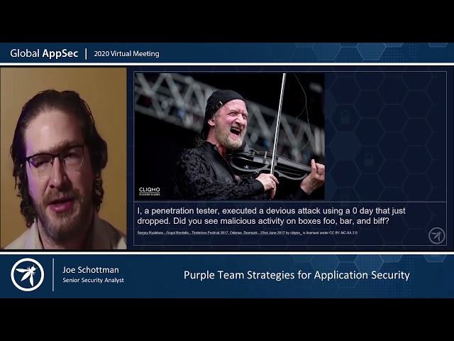 Purple Team Strategies for Application Security   Joe Schottman