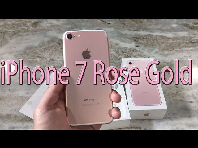 iPhone 7 Rose Gold Unboxing & First Look