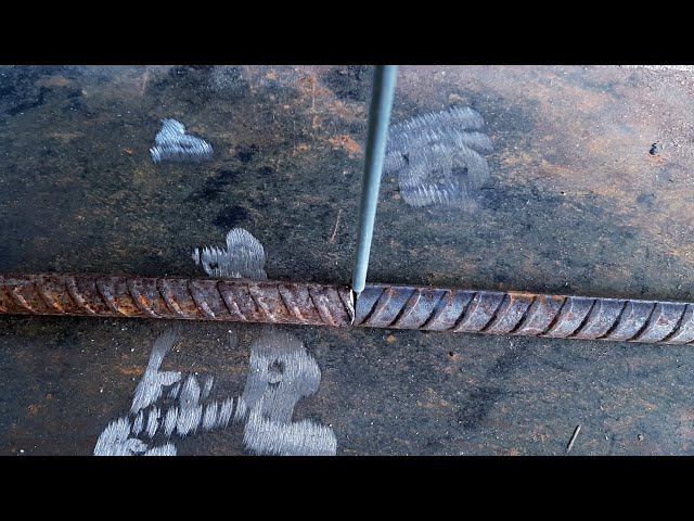 Steel bar , two powerful joint welding tricks that few people know about