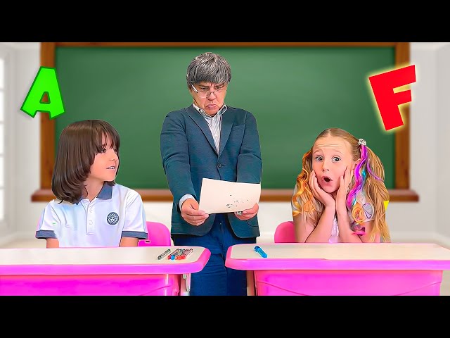 Nastya's Back to School Stories - Kids Video Compilation about Friendship