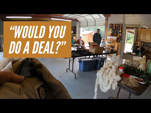 STRIKING A DEAL AT YARD SALES! | Garage Sale SHOP WITH ME to Sell on Ebay, Poshmark & Etsy!