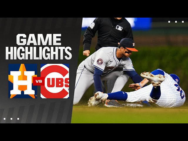 Astros vs. Cubs Game Highlights (4/23/24) | MLB Highlights
