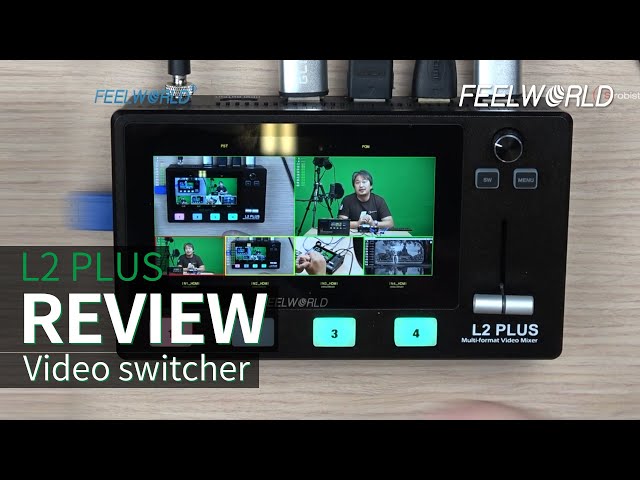 FEELWORLD L2 PLUS Multi-camera Live Switcher review for virtual studio