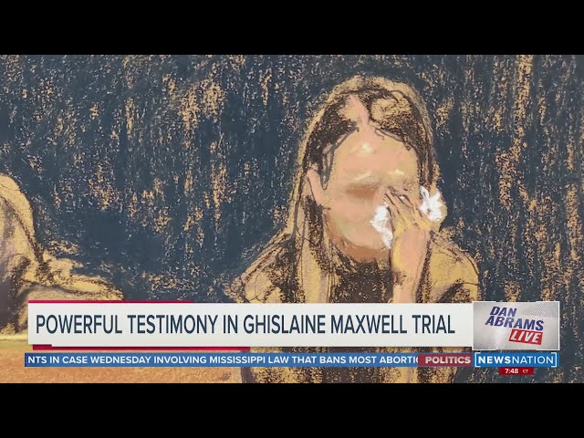 "They made me feel special": Powerful testimony from Ghislaine Maxwell trial | Dan Abrams Live