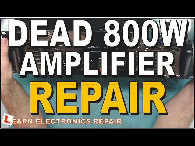 Ibiza 800W Amplifier repair - Dead. No Power
