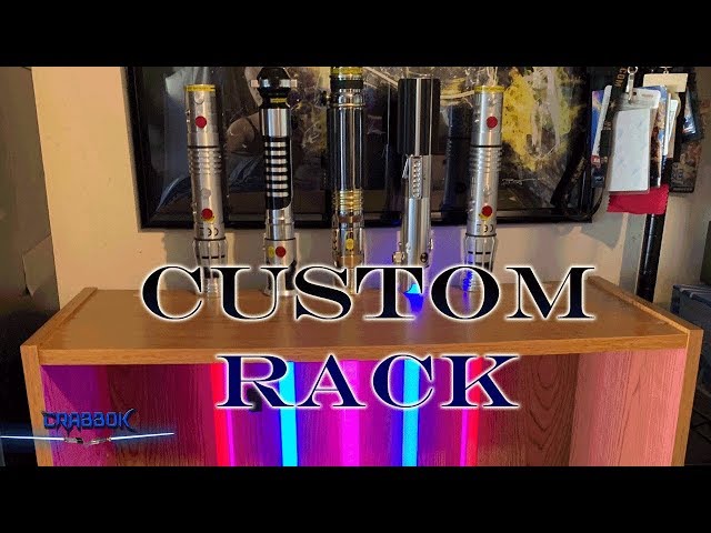Custom Lightsaber Storage Rack - For Display