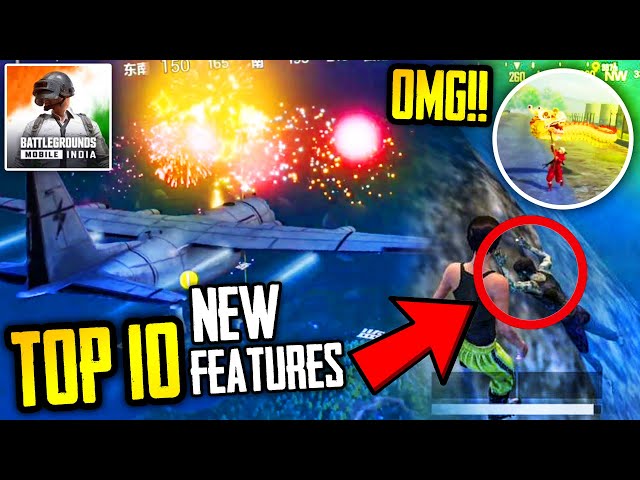 TOP 10 NEW UPCOMING FEATURES IN BGMI | BGMI/PUBG MOBILE NEW FEATURES | BGMI NEW 2.6 UPDATE | PART.1