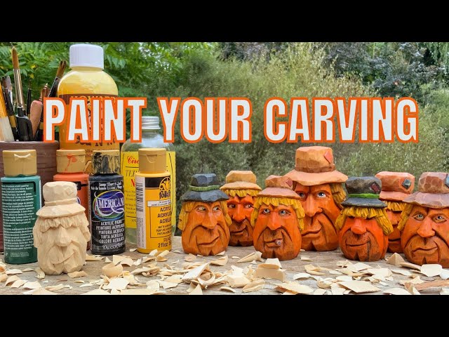 Paint Your Carvings! -Tips and Tricks While Painting the Hobo Pumpkin