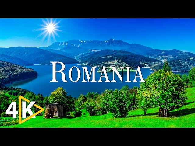 FLYING OVER ROMANIA (4K UHD) - Calming Music Along With Beautiful Nature Video - 4K Video Ultra HD