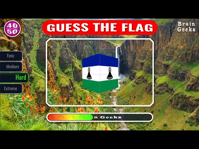 Guess the Flag Quiz Challenge | Can You Guess 50 Flags?