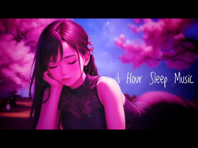 🌸🎹🌧️ Soothing Cherry Blossoms & Rain: 1 Hour of Calm Piano Music for Relaxing Sleep, Stress Relief