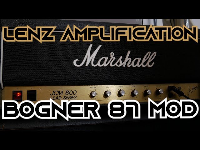 1981 Marshall 2203 with the Bogner 87 Mod