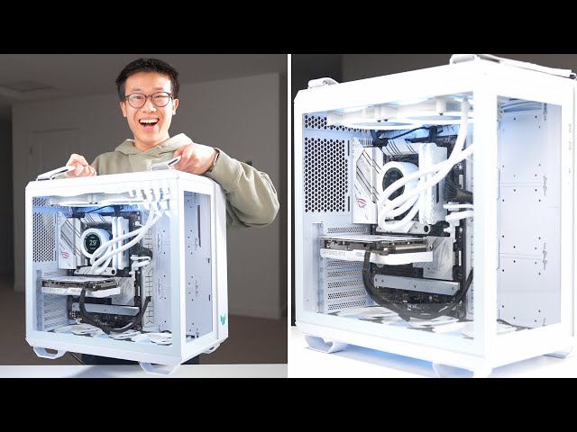 White $1500 Budget PC Build - @ASUS GT502 Case