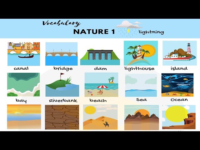 Nature Vocabulary Words List | The Natural World in English