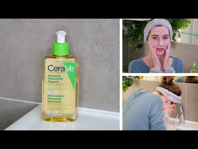 How to use CeraVe Hydrating Foaming Oil Cleanser