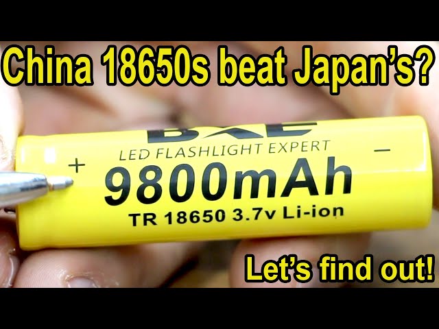Will China's 18650 Battery Beat LG, Samsung, Sony & Panasonic? Let's find out!