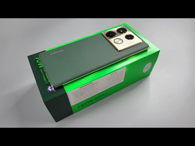 Infinix Note 40 Pro Unboxing & Camera Test | Retail Unit | Vintage Green Colour