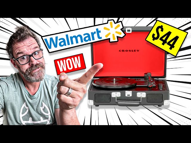 I bought the CHEAPEST “Turntable” at Walmart! U SHOULD TOO