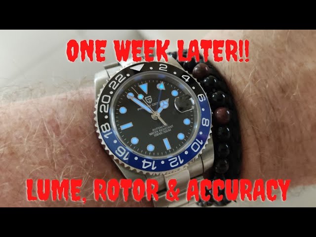 One Week Later   The Pagani GMT Batman - Accuracy/Lume/Rotor Noise.....