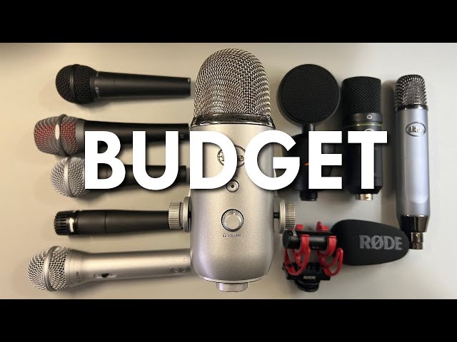Budget microphones and Blue Yeti (AT 2020, Blue Yeti, XM8500)