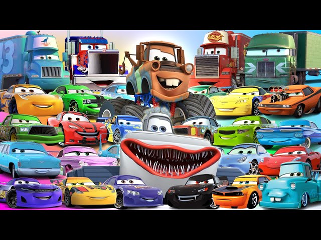 Looking For Disney Pixar Cars Lightning Mcqueen, Evil Mcqueen, Miguel Camino, Chick Hicks