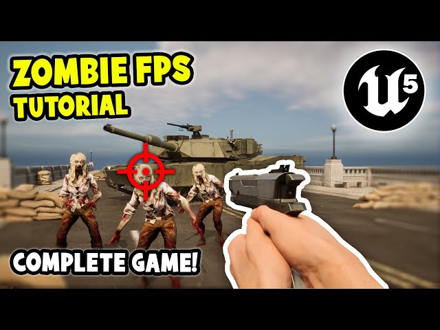 Create a Zombie First Person Shooter Game | Unreal Engine 5 Beginner Tutorial