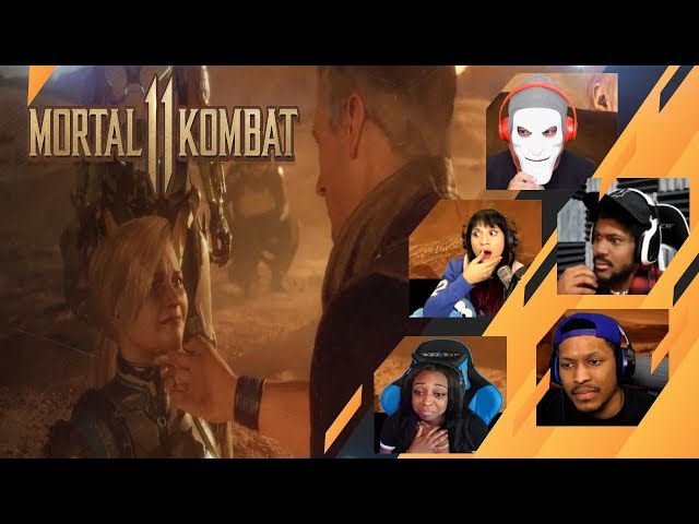 Gamers Reactions to Johnny Cage And Cassie Cage Cry Over Sonya Blade's Death | Mortal Kombat 11
