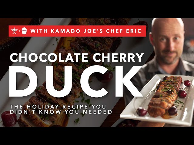 Chocolate Cherry BBQ Duck. The Holiday Recipe You Didn't Know You Needed