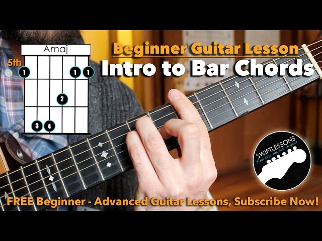 How to REALLY Play Bar Chords - A Beginner Guitar Tutorial