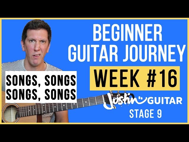 Older Beginner Guitar Journey - Justin Guitar Stage 9 Progress