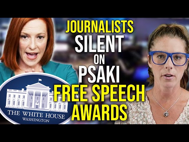 Psaki gives “free speech" awards  || Mike Rausch