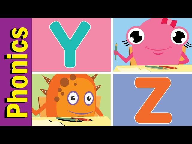 Y Z Phonics Alphabet Chant for Children | English Pronunciation for Children | Fun Kids English