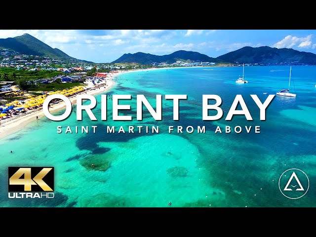 ORIENT BAY BEACH - SAINT MARTIN IN 4K DRONE FOOTAGE (ULTRA HD) - St. Martin From Above UHD