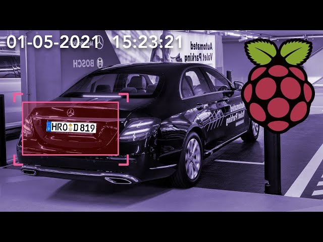 License Plate Detection Demo Using Raspberry Pi Camera