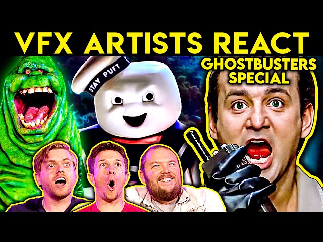 VFX Artists React to Bad & Great GHOSTBUSTERS CGi