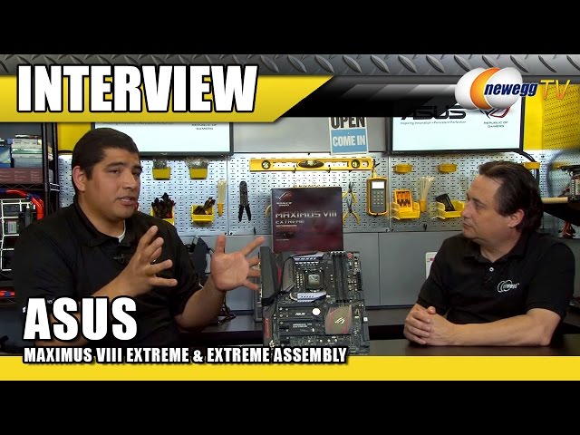 ASUS Maximus VIII Extreme and Extreme Assembly Motherboard Interview - Newegg TV