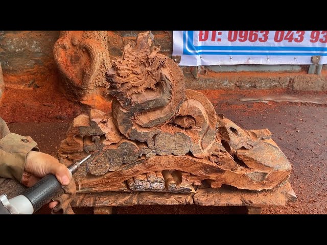 Extremely Skillful Red Woodworking Techniques. Extremely Unique Dragon Design Ideas for 2024