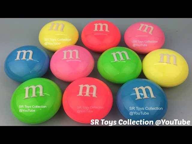 Giant M&Ms Candy Clay Slime Surprise Masha and the Bear The Secret Life of Pets Finding Dory Totoro