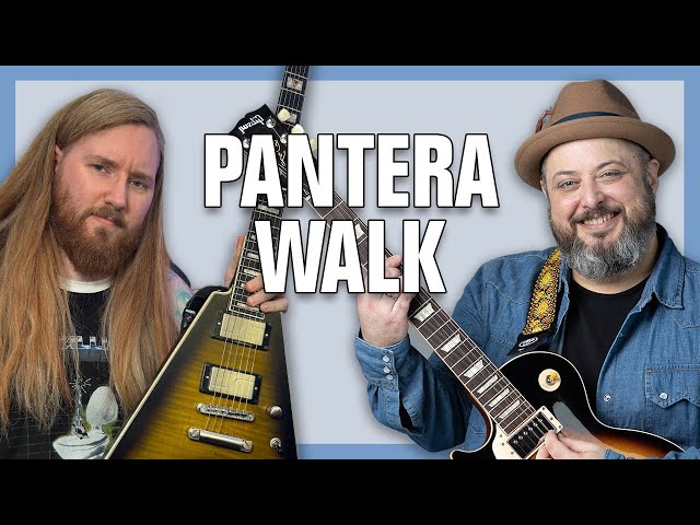 Pantera Walk Guitar Lesson + Tutorial feat. @JamieSlays