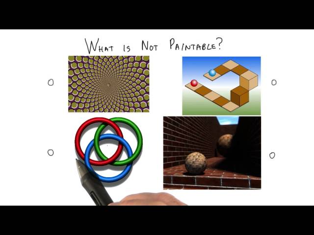 What Is Not Paintable? - Interactive 3D Graphics