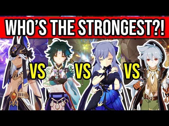 DPS Showdown! C0 Cyno vs Xiao vs Keqing vs Razor! Who's the STRONGEST?!