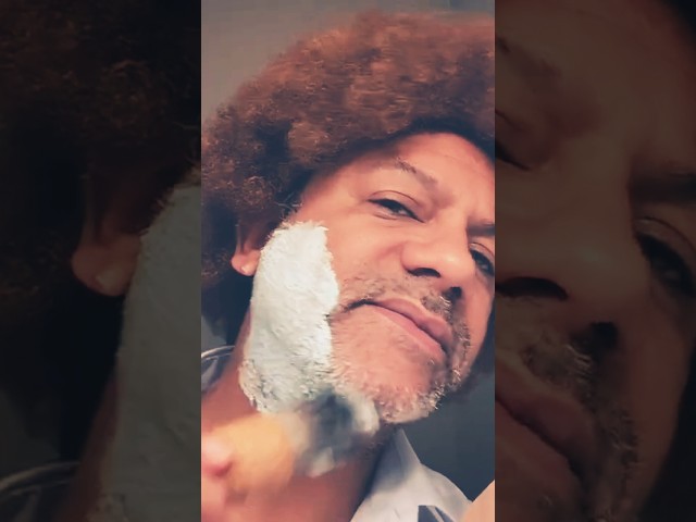Bob Ross shave feat. @pacificshaving — average guy tested DAY 75 #shorts #shavewithpurpose #shave